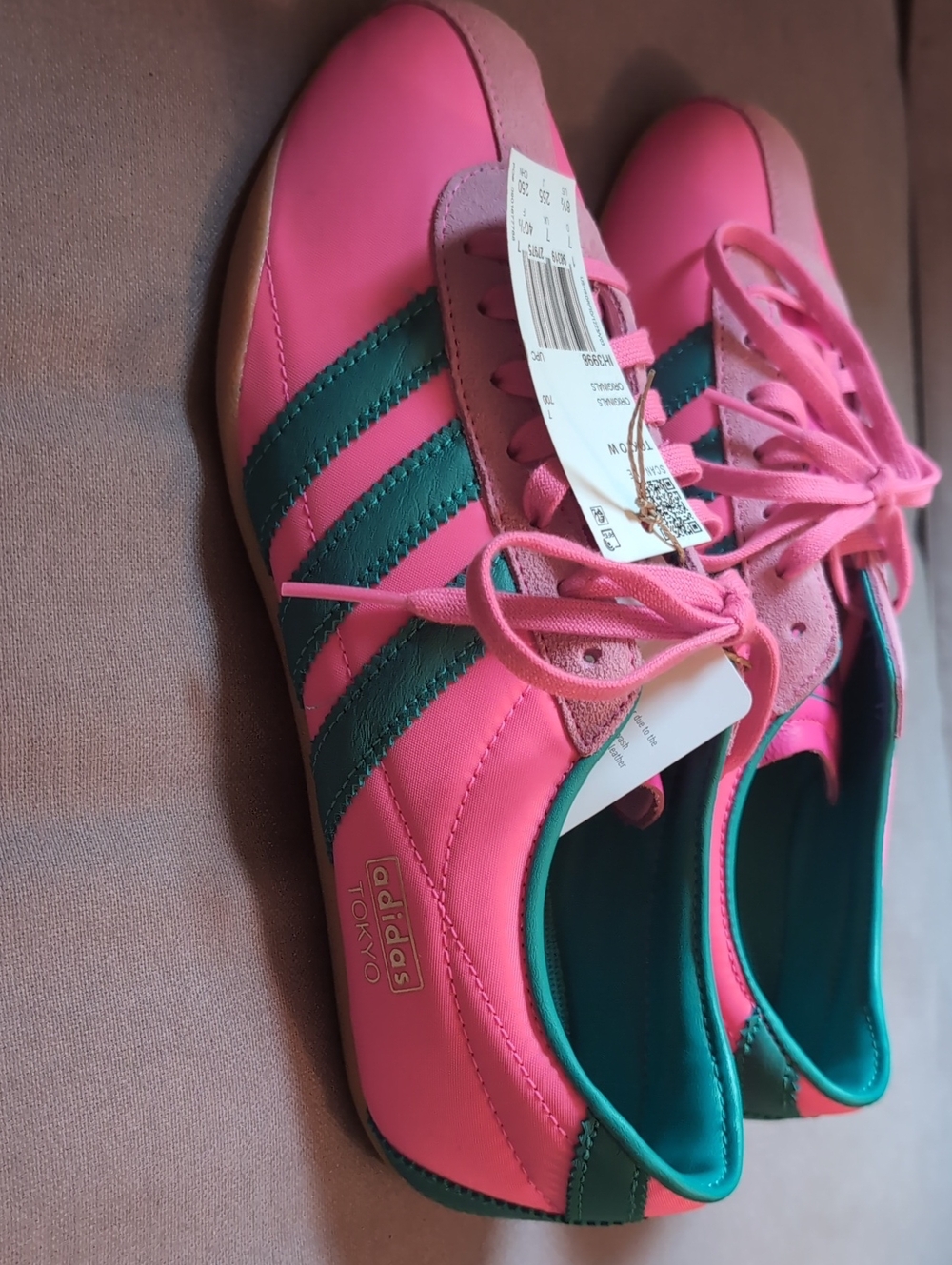 Adidas Tokyo W Pink & Teal Women's Sneakers New W Tags Size 8.5 - Picture 3 of 6